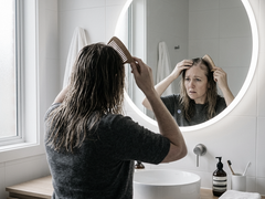 Línea de cabello escasa